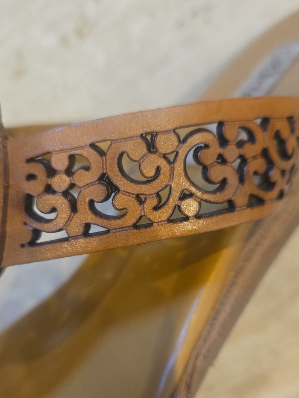 Brighton Brown Detailed Accent Sandals - Picture 3 of 12